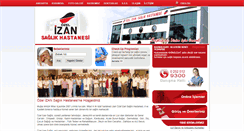 Desktop Screenshot of izansaglik.com