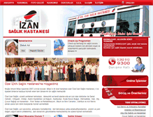 Tablet Screenshot of izansaglik.com